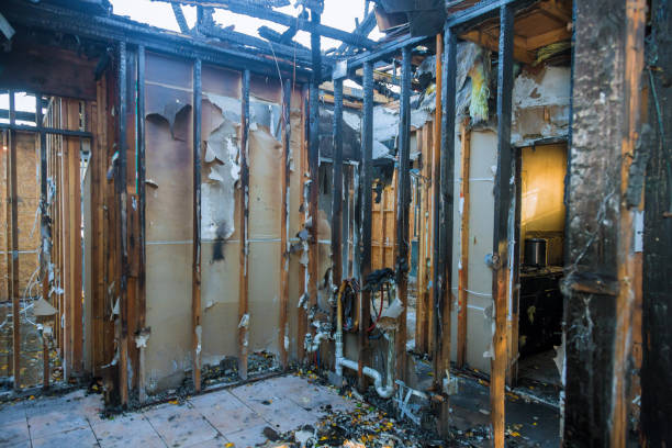 Professional Fire Damage Removal technician working in Riverdale, NJ